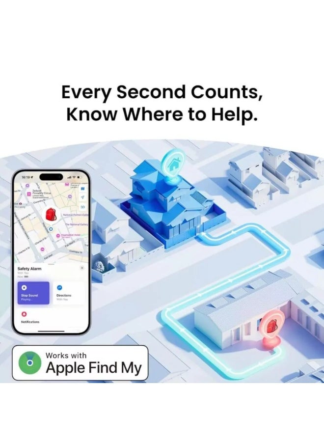 SwitchBot Safety Alarm for Women | 130dB Loud Siren | IP65 Waterproof - Image 2