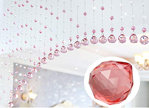 PINDIA Fancy Bead Hanging Curtain (15 Strings - B.Pink) - Image 3
