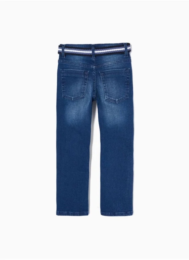 Zippy Zippy Cotton Jeans With Belt For Boys