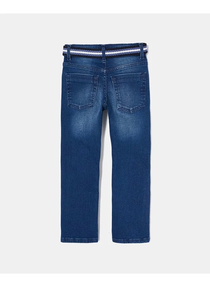 Zippy Zippy Cotton Jeans With Belt For Boys
