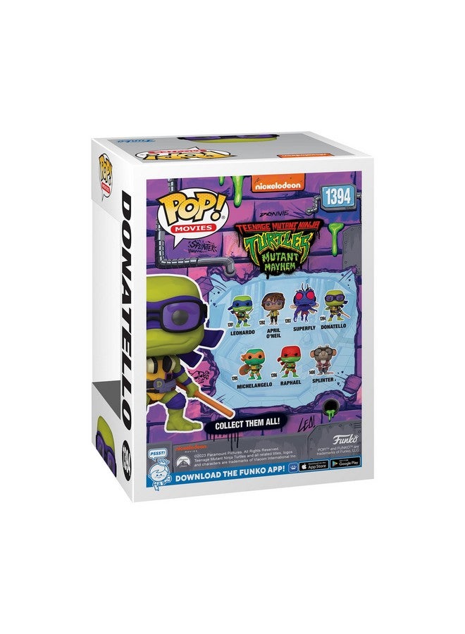 Funko POP! Movies: Teenage Mutant Ninja Turtles (TMNT) Donatello - Collectable Vinyl Figure - Gift Idea - Official Merchandise - for Kids & Adults - Movies Fans - Image 3