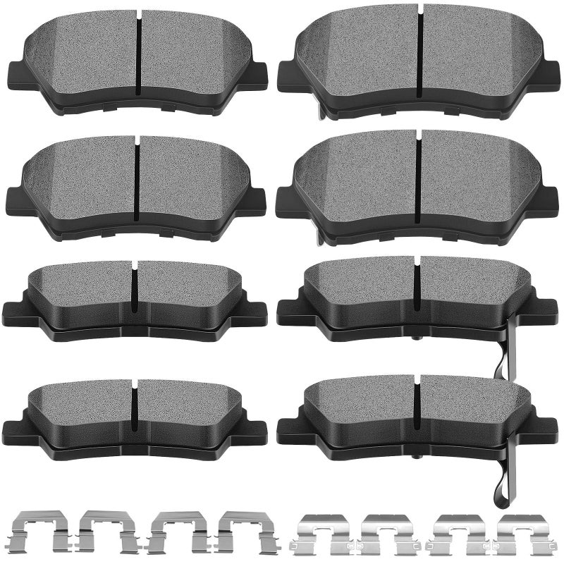 SCITOO D1595 D1544 Front Rear Brake Pads Sets Fit For Hyundai Elantra 20112016For Hyundai Elantra GT 20132016For Hyundai Veloster 20122016