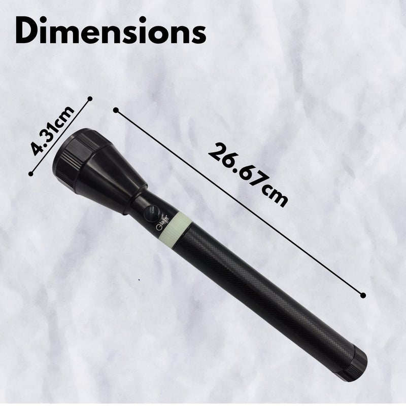 جليز جموعة مصابيح LED مكونة من 4 قطع، مصباح يدوي عالي القوة 50 واط فائق السطوع، مزود ببطارية قابلة لإعادة الشحن 18650، مدى طويل يصل إلى 1800 متر، جسم من الألمنيوم، مصباح محمول باليد مثالي للأنشطة الخارجية، الطوارئ والأمان - Image 3