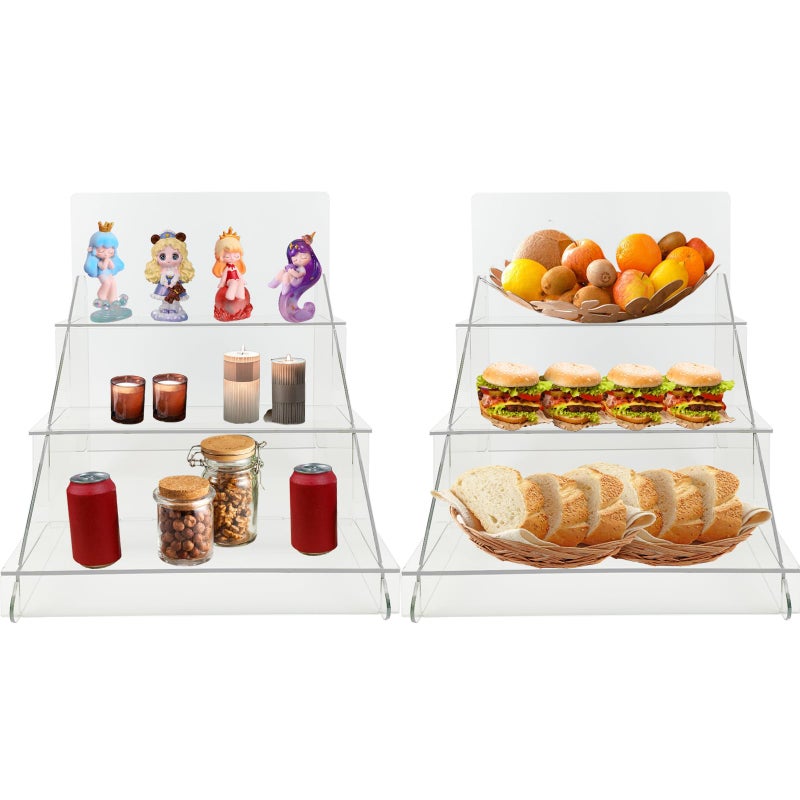 MgcSTEM 18.55''x16''x15'' Portable Product Display Stand -Transparent display table Repeatable Assembly/Disassembly Display Shelf for Craft Show Display,Retail Display,Farmers Markets,Candy Display,vendors - Image 4