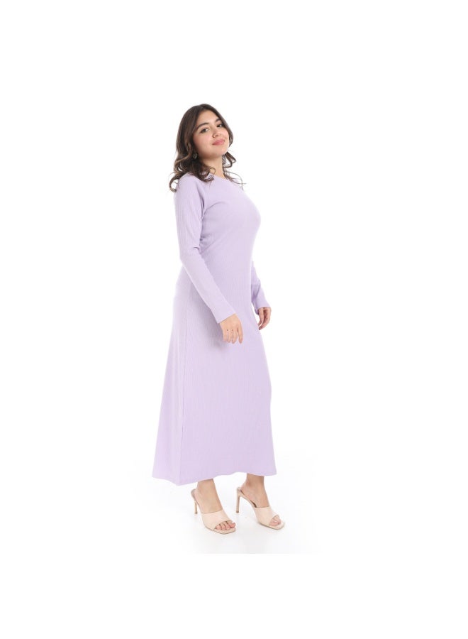 Cocktail 4666-dress-Lavender - Image 4