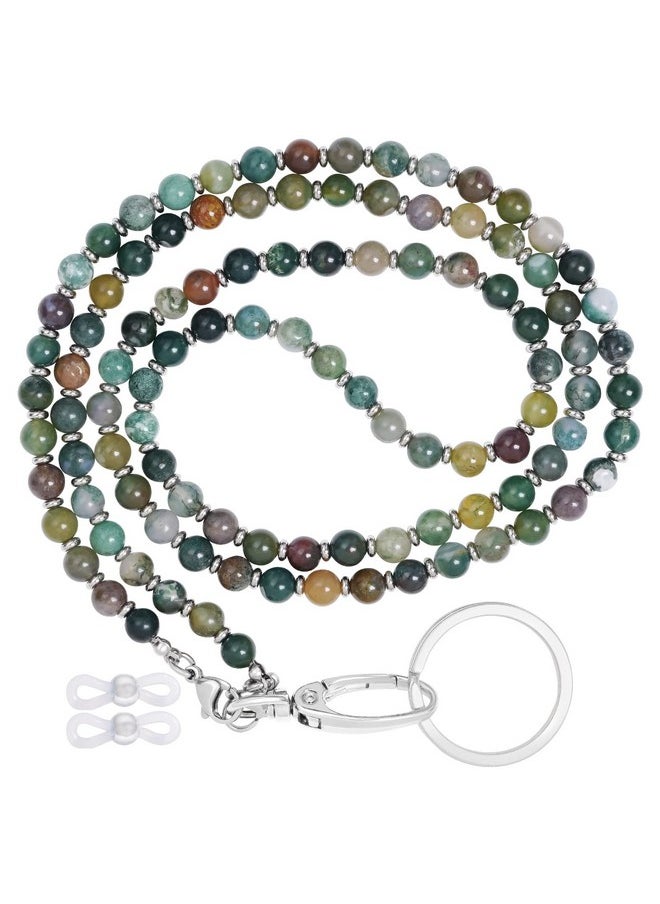 Miayon - Beaded Lanyards Id Lanyard Badge Holder For Women Teacher Neck Bead Chain Lanyards For Glasses Card Holder Face Mask Cellphone - Image 1