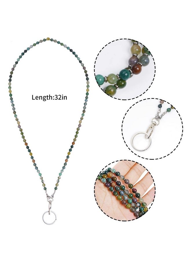 Miayon - Beaded Lanyards Id Lanyard Badge Holder For Women Teacher Neck Bead Chain Lanyards For Glasses Card Holder Face Mask Cellphone - Image 1