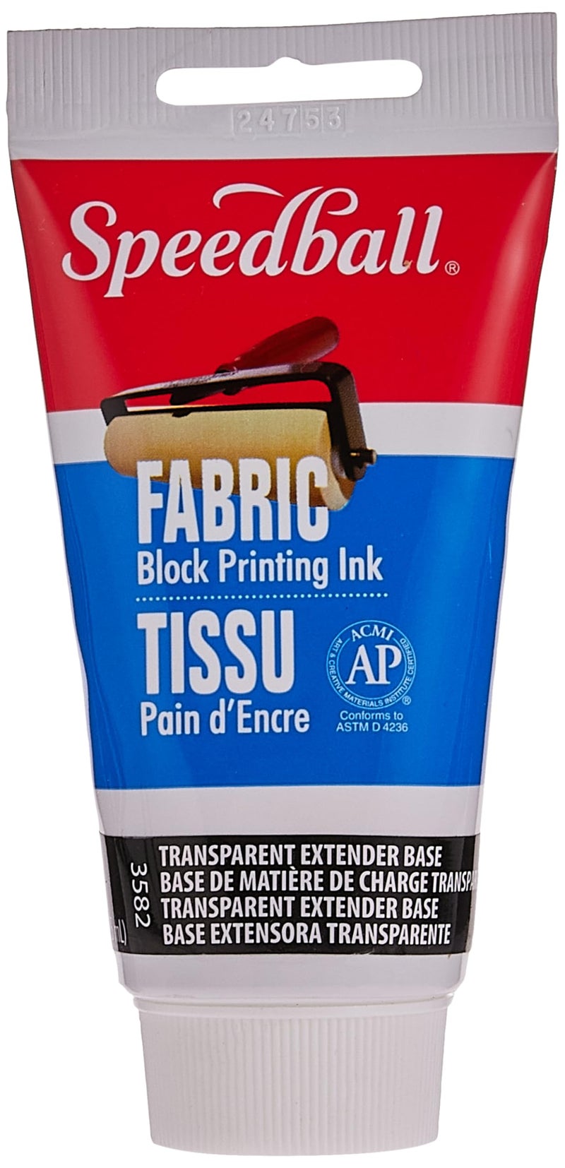 Speedball 3582 Transparent Extender Base For Fabric Block Printing Ink AP Certified 25 FL OZ