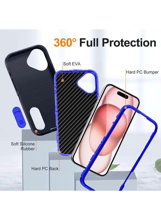 S-TOP Case For iPhone 16 Plus Defender Gen2 Rugged PC + Silicone Phone Case with Holder - Image 4