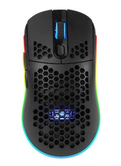 TECHPICK Techpick M901 Honeycomb RGB Gaming Mouse Optical PixArt up to DPI 12000WiredBlack  - Image 1