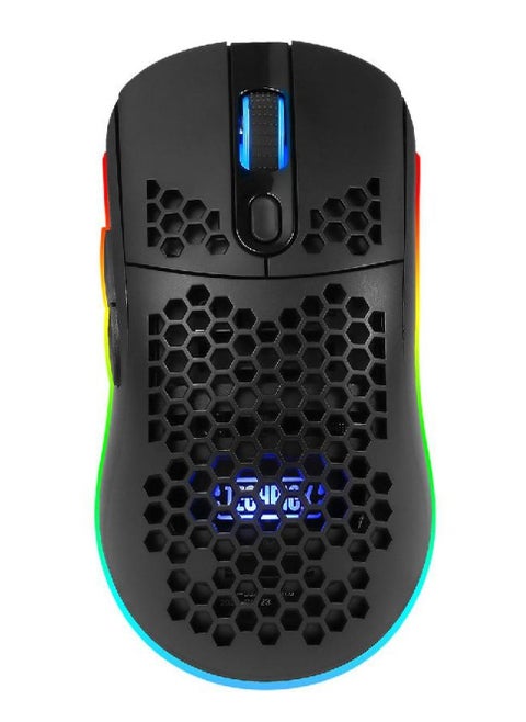 Techpick M901 Honeycomb RGB Gaming Mouse Optical PixArt up to DPI 12000WiredBlack