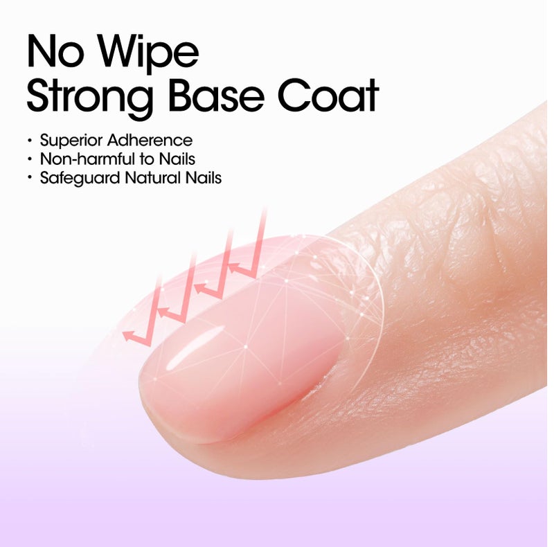 GELLEN Gel Top Coat and Base Coat 2 Pcs 18ml Superior Base Coat Top Coat Set No Wipe Soak Off Ultra Glossy Top Coat Gel Nail Polish UV LED Clear Nail Polish Long Lasting for 28+ Days - Image 3