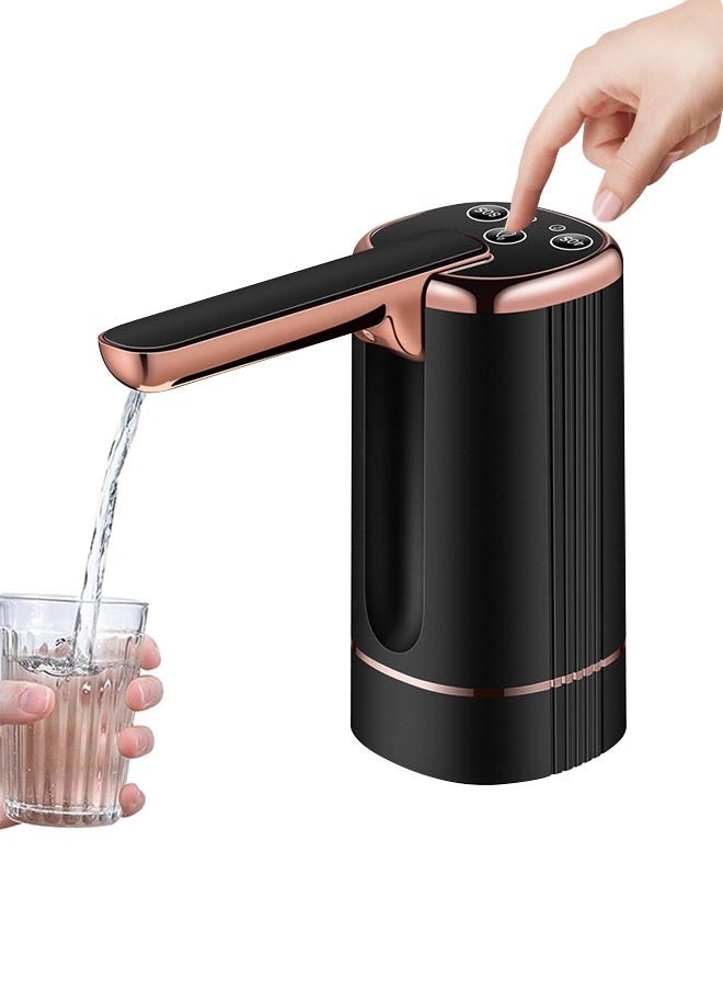 Timing Electric Water Pump Rechargeable Water Bottle Pump Water Dispenser Universal 5gal Usb Dispenser With Straw High-Speed Water Absorption Foldable For Kitchen Office Home  - Image 1