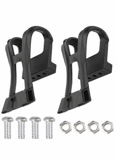 Excefore Bicycle Foot Pedal Straps Bicycle Pedal Toe Clip for Exercise Bike Spin Bike And Outdoor Bicycles 1 Pairs  - Image 1
