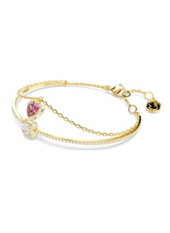 Generic Chroma Bracelet Heart Shape, Red, Gold Tone Plated-5683835  - Image 3