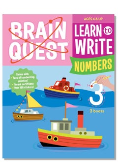 Workman Brain Quest Learn To Write: Numbers 