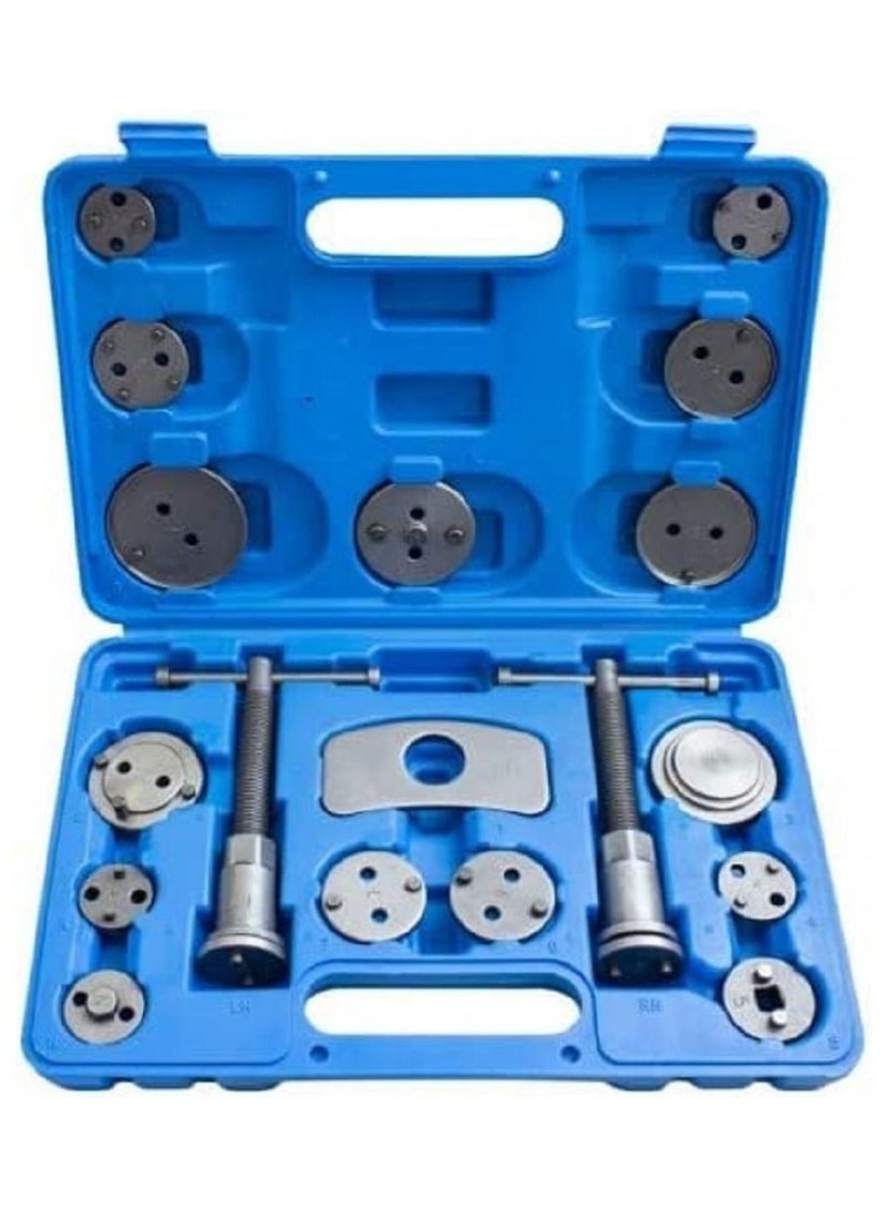 ROCKFORCE Brake Caliper Wind Back Tool Kit 18pcs (Right-hand/Left-hand Thread Drive) in Case - Image 1