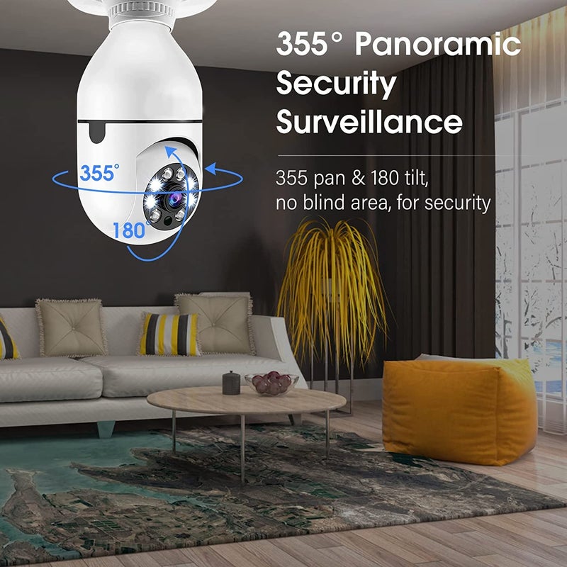 SIOVS SIOVS WiFi Outdoor Mini PTZ Camera Bulb Full HD 1080P Wireless WiFi IP Camera Security Camera  - Image 4