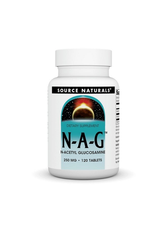 Source Naturals N-A-G 250 mg N-Acetyl Glucosamine for Joint Support and Intestinal Lining - 120 Tablets - Image 1