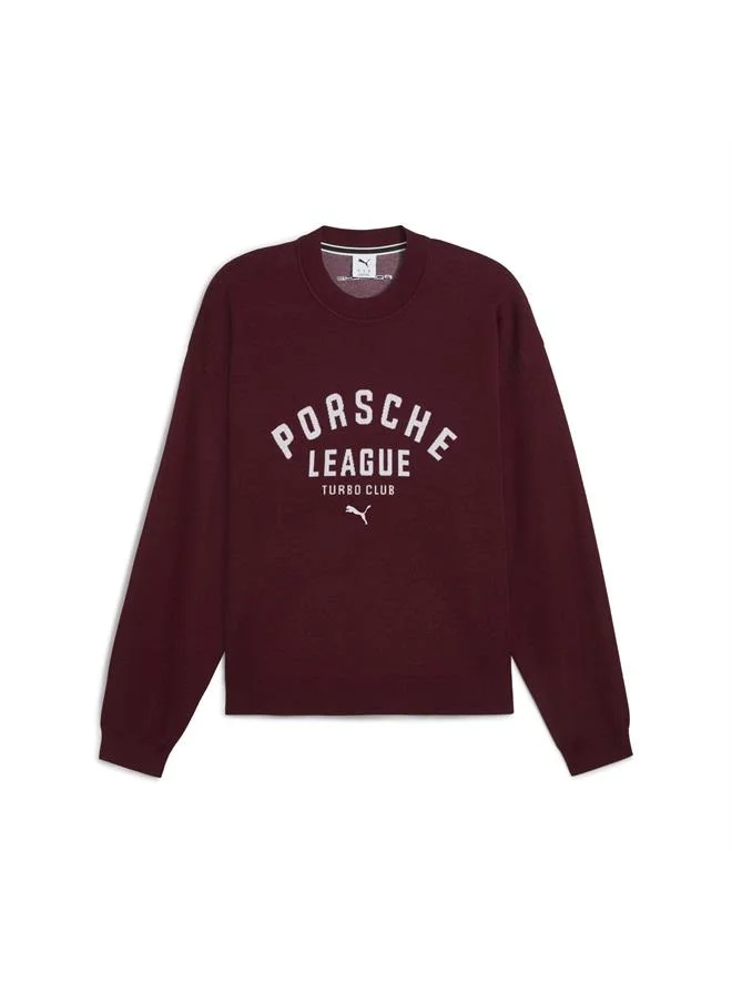 Puma Ruby Shimmer x PORSCHE LEGACY Lifestyle Knit Crew Neck Men for Men | Best Price UAE