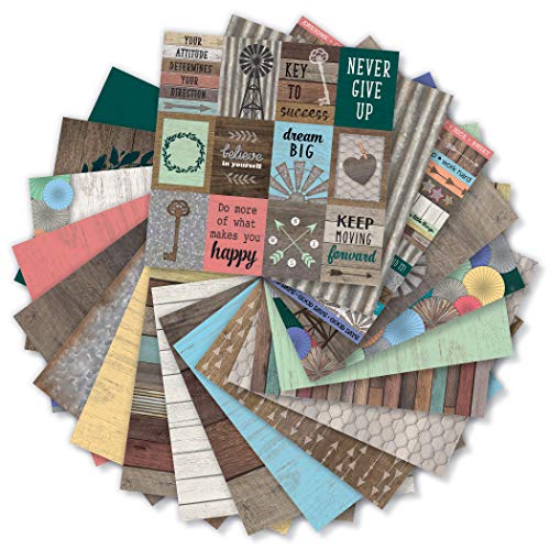 Teacher Created Resources Farmhouse Chic Scrapbook Project Paper Pad 12"x 12" (TCR5581) - Image 2