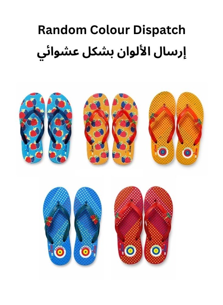 بريميم شباشب نسائية مطبوعة - شباشب صيفية خفيفة الوزن مانعة للانزلاق مع حزام ناعم، صنادل مريحة للمشي أثناء الحج والعمرة، مناسبة للشاطئ والارتداء اليومي، تصميم متعدد الألوان - Image 2