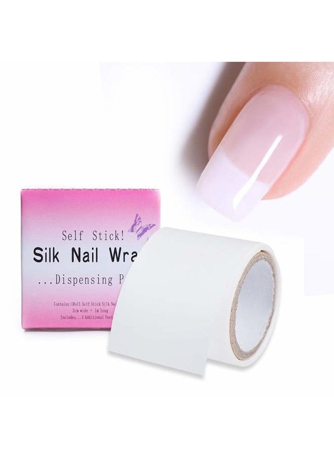 esowemsn - Silk Nail Wrap Reinforce Repair Bandage Tape Easy Trimerable for UV Gel Acrylic Nail Art Extension Fiberglass Professional Manicures Tool Accessories - Image 1