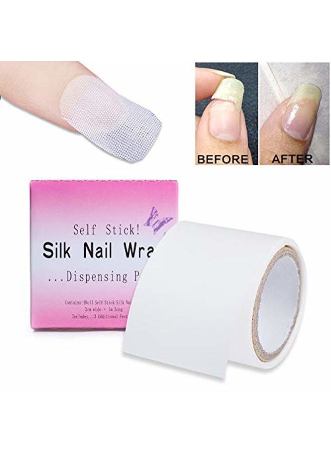 esowemsn - Silk Nail Wrap Reinforce Repair Bandage Tape Easy Trimerable for UV Gel Acrylic Nail Art Extension Fiberglass Professional Manicures Tool Accessories - Image 1