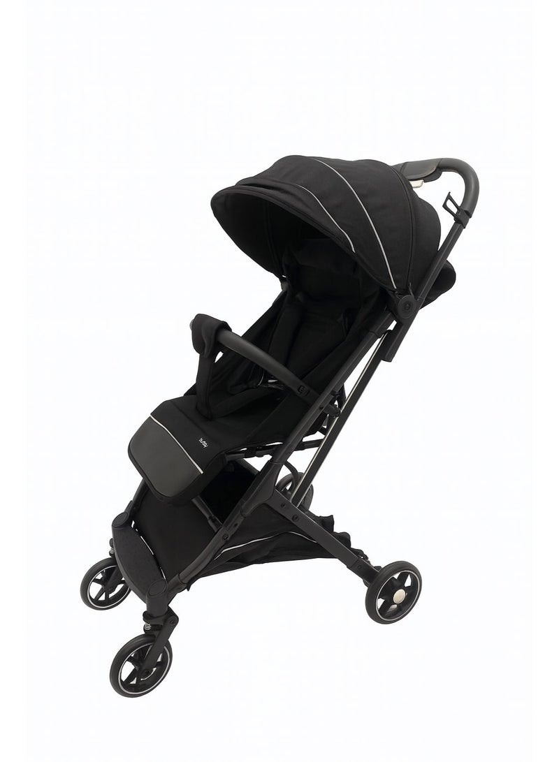 بورباي عربة أطفال بورباي 2 في 1 مع مقعد سيارة | خفيفة الوزن وقابلة للطي | مناسبة من حديثي الولادة حتى الطفل | سهلة الحمل والسفر - Image 5