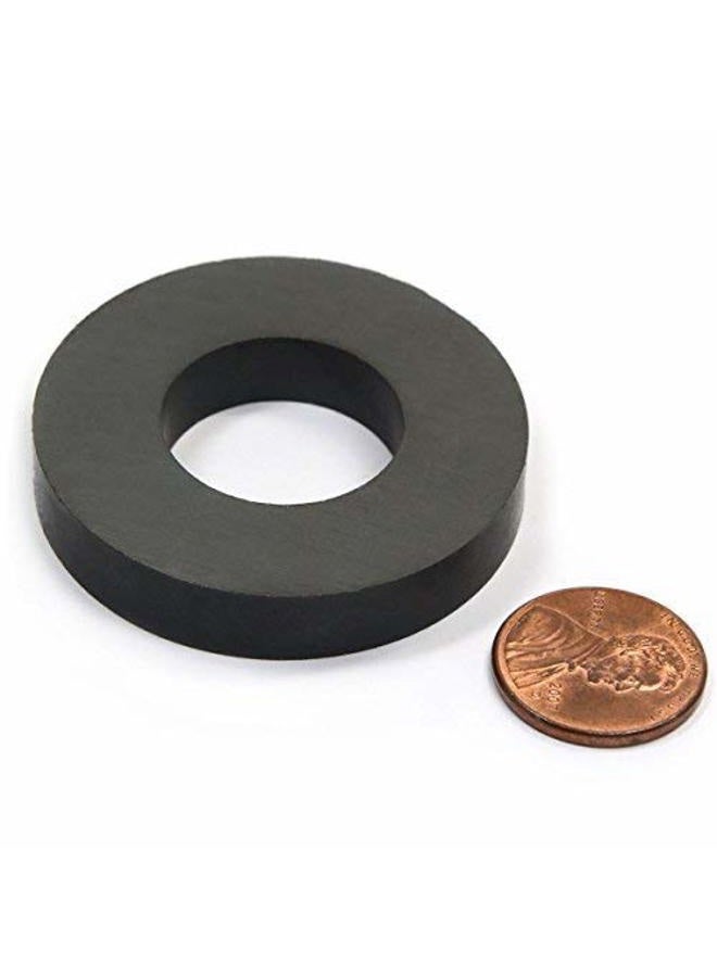 CMS Magnetics Grade 8 Ceramic Ring Magnet, OD 45 mm x ID 22mm x 8 mm. 6 Pack - Image 4