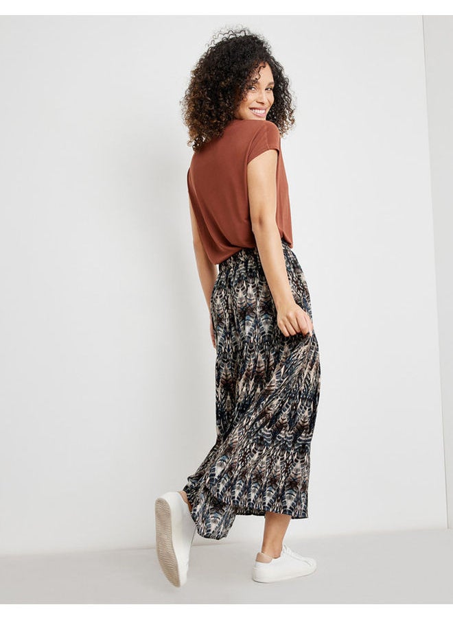 GERRY WEBER - skirt with a retro pattern - Image 1