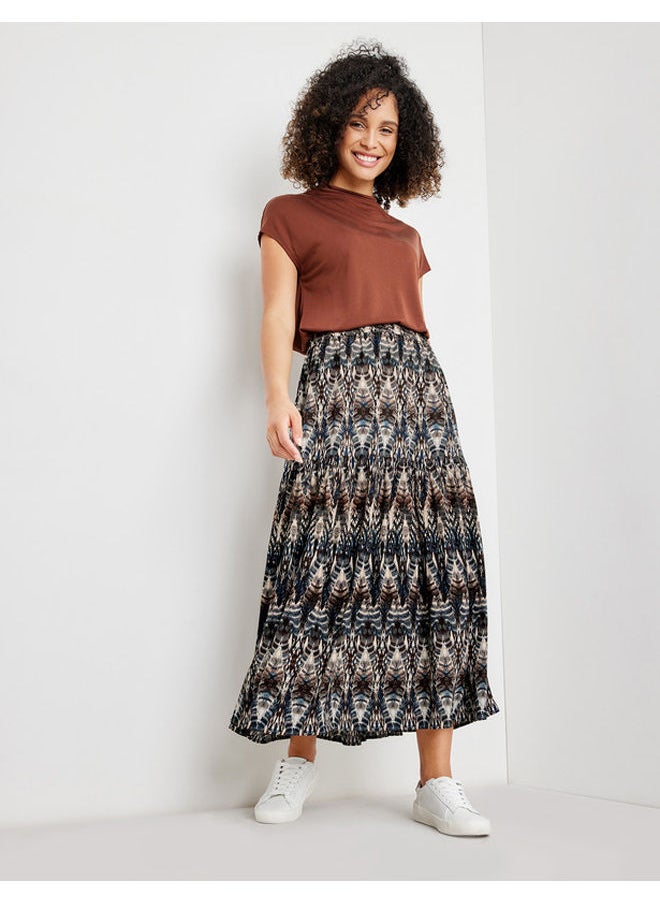 GERRY WEBER - skirt with a retro pattern - Image 1