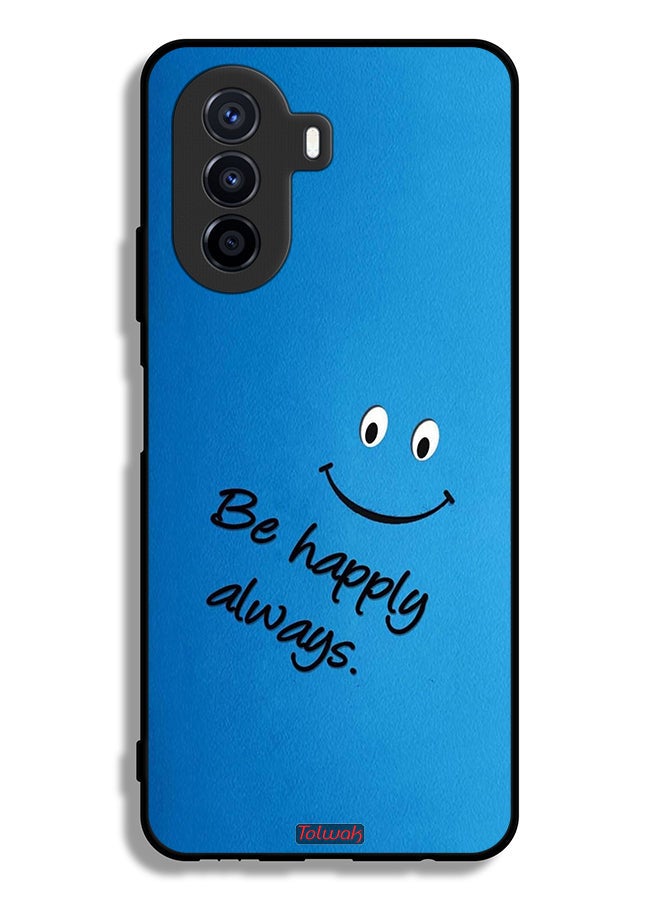 Tolwak Huawei nova Y70 Protective Case Cover Be Happy Always - Image 2