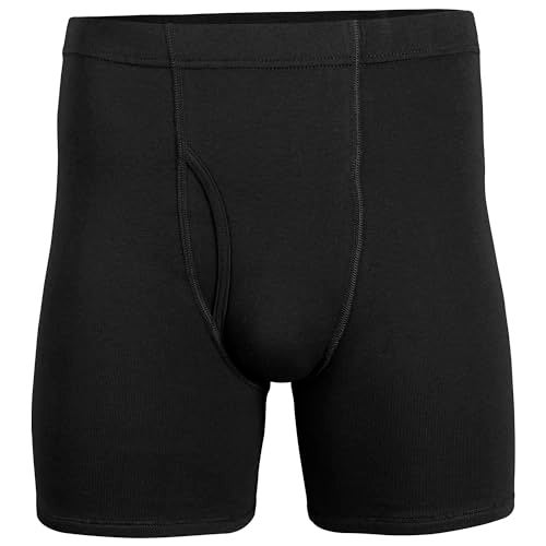 Gildan سراويل داخلية للرجال من جيلدان بحزام خفي، مجموعة متعددة، أسود (5 قطع)، كبير جداً - Image 3