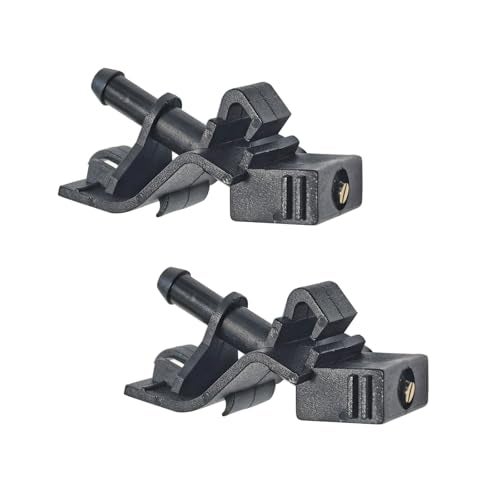 YIENAKFUN Front Windshield Washer Nozzle Kit Compatible with Corolla Camry RAV4 Highlander Tundra, GX460 RX350 IS250 Replaces 85381-12300 85381-12320 Wiper Washer Nozzle Spray Jet - Image 1