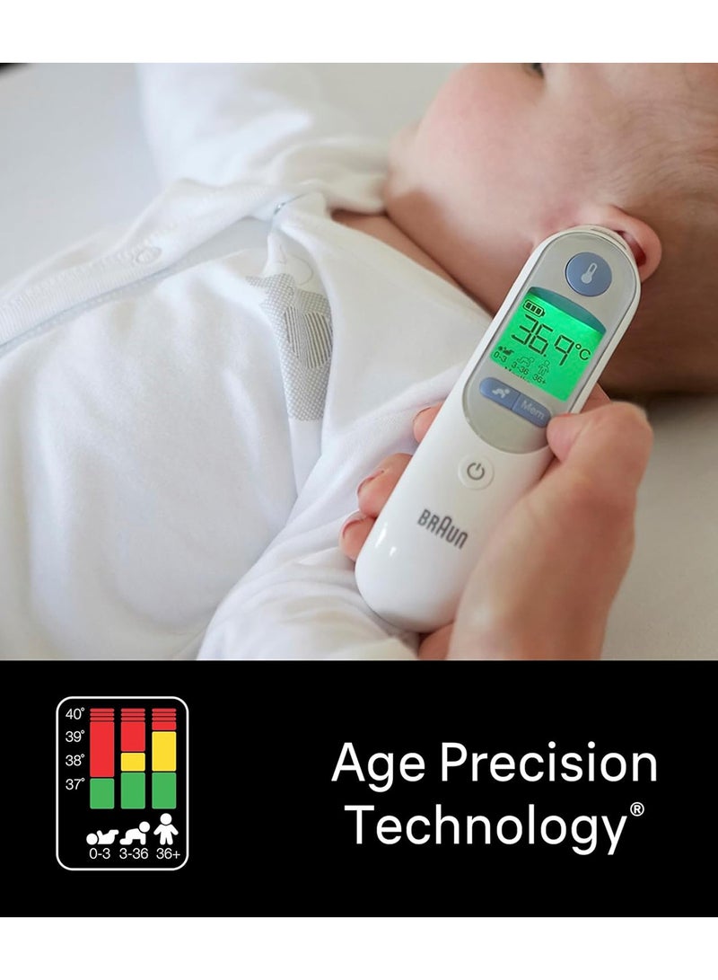 BRAUN Thermoscan 7 With Age Precision Thermometer Easy To Use Rich Detailing Irt6520 White - Image 3