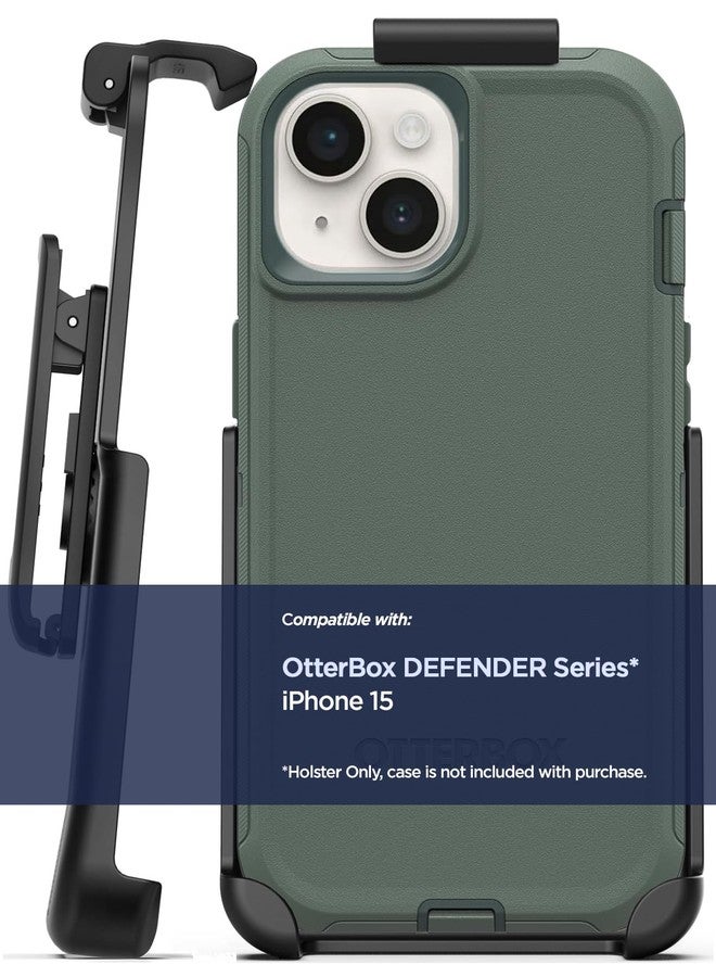 إنكاسد مشبك حزام بديل مغلف لحافظة Otterbox Defender - آيفون 15 (الحافظة فقط، الحافظة غير متضمنة) - Image 2