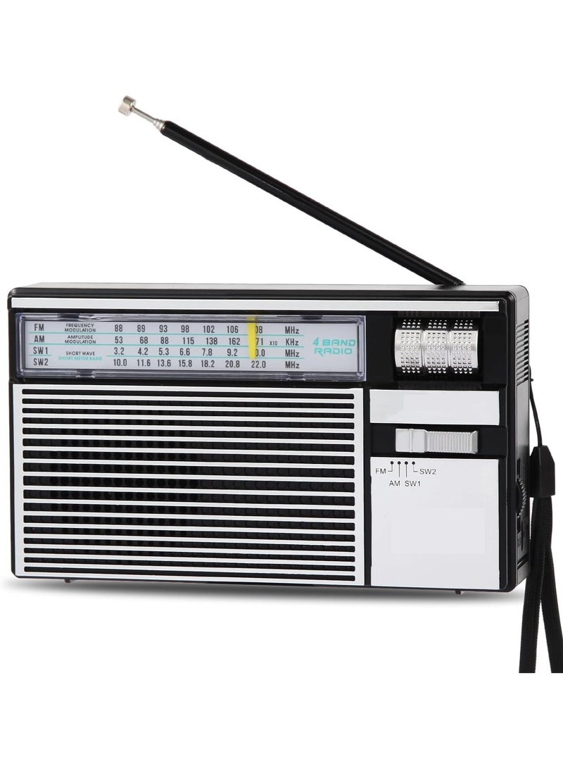 Denx Bluetooth speaker and radio with FM/AM/USB/TF/AUX support - Image 1