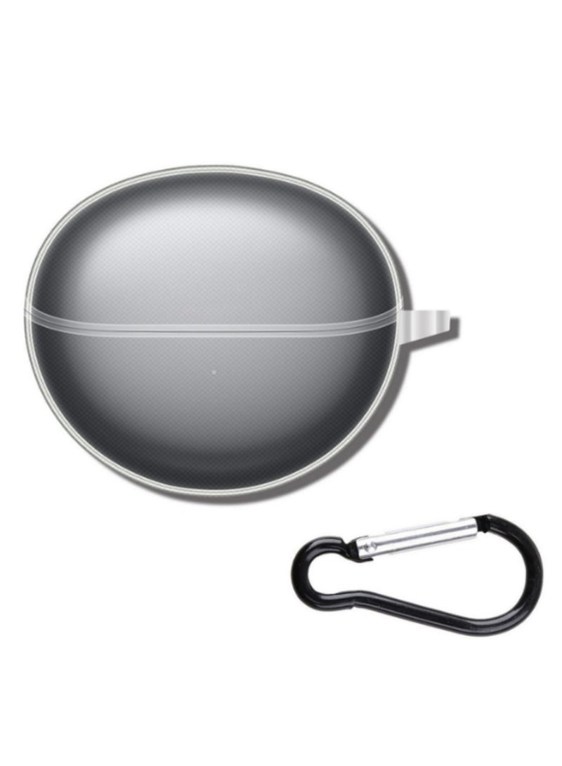 1PCS Silicone Protective Cover Case for Huawei FreeBuds Clip Transparent Full Coverage Earphone Dust Proof Case (Soft Durable Fit, Clear) - Image 1