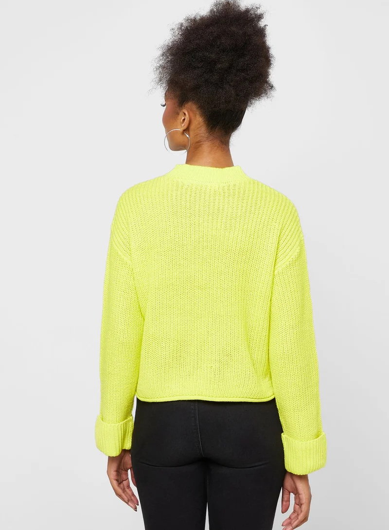 VERO MODA Crew Neck Knitted Sweater