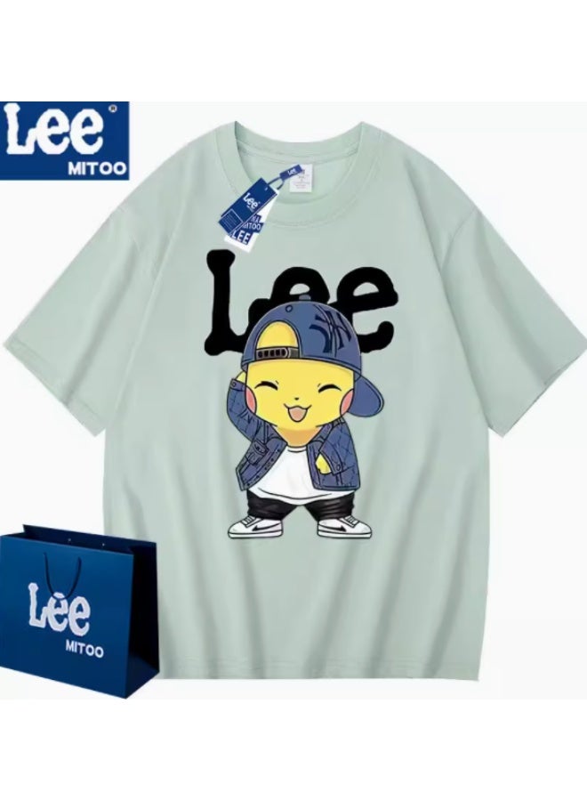 LEE New Casual Breathable Versatile Short Sleeved Shirt