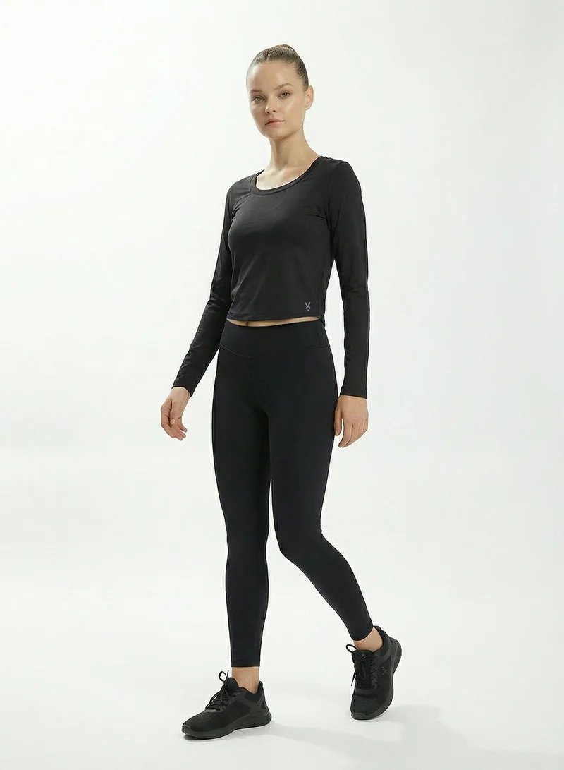Cardio Bunny  Women's Full Sleeve Scoopneck Top for Women | Best Price UAE