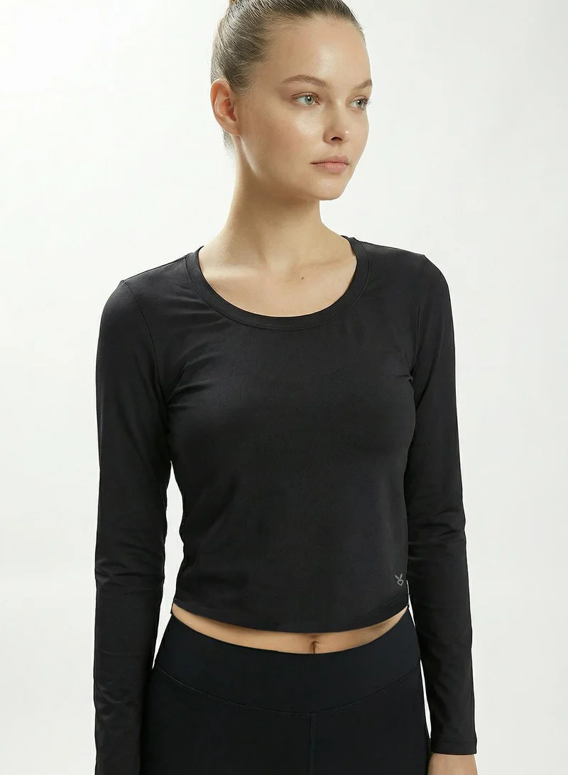 Cardio Bunny Women's Full Sleeve Scoopneck Top