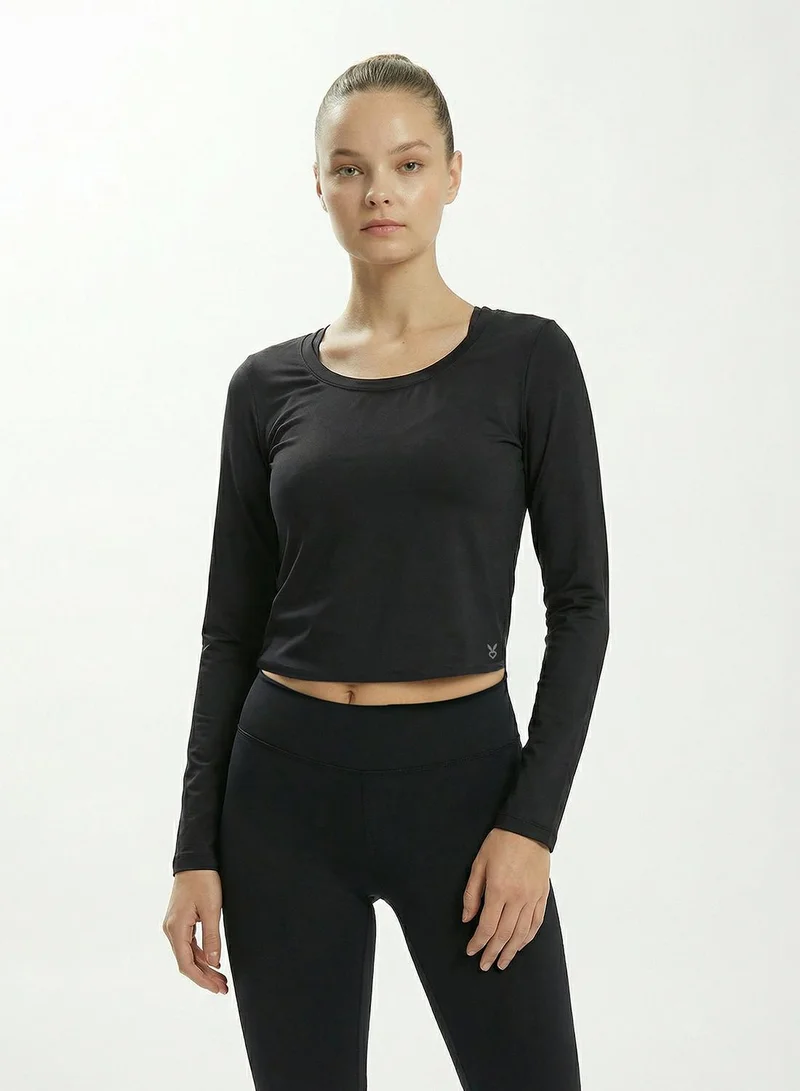 Cardio Bunny Women's Full Sleeve Scoopneck Top