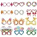 Pajean 36 Pcs Candy Party Decorations Candy Photo Booth Prop Christmas Eyeglasses Paper Glasses Frame Lollipop Themed Favor for Christmas Birthday Baby Shower Party Supplies - Image 2