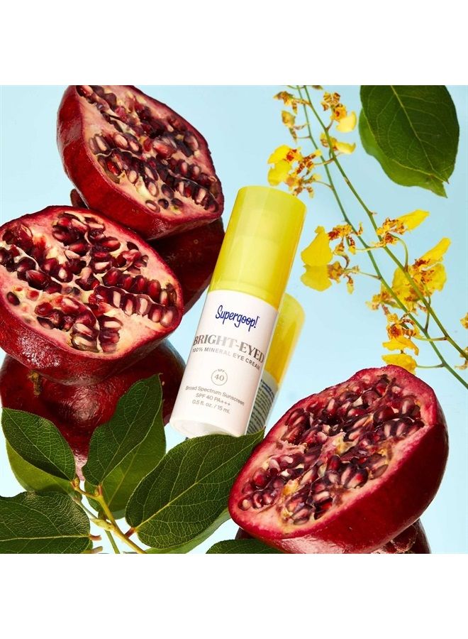 Supergoop! Bright-Eyed Mineral Eye Cream - SPF 40, 0.5 fl oz - Hydrating & Illuminating Sunscreen for Dark Circles & Puffiness - Image 5