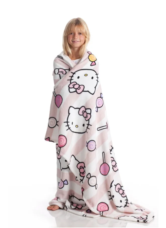 Kanguru Rolled Plaid - Hello Kitty Print - Kids