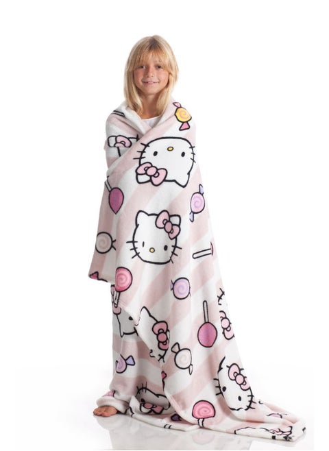 Rolled Plaid - Hello Kitty Print - Kids