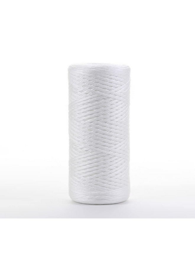 خرطوشة فلتر المياه Hydronix SWC-45-1050 Universal Whole House Sediment String Wound مقاس 4.5 بوصة × 10 بوصة - 50 ميكرون