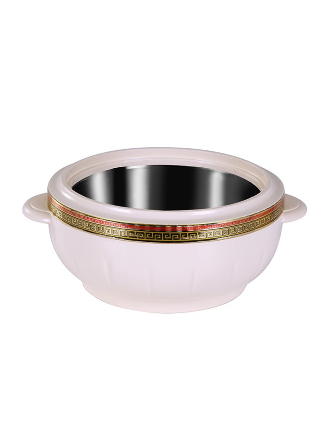Royalford Classic Casserole With Lid White 2.5Liters - Image 3